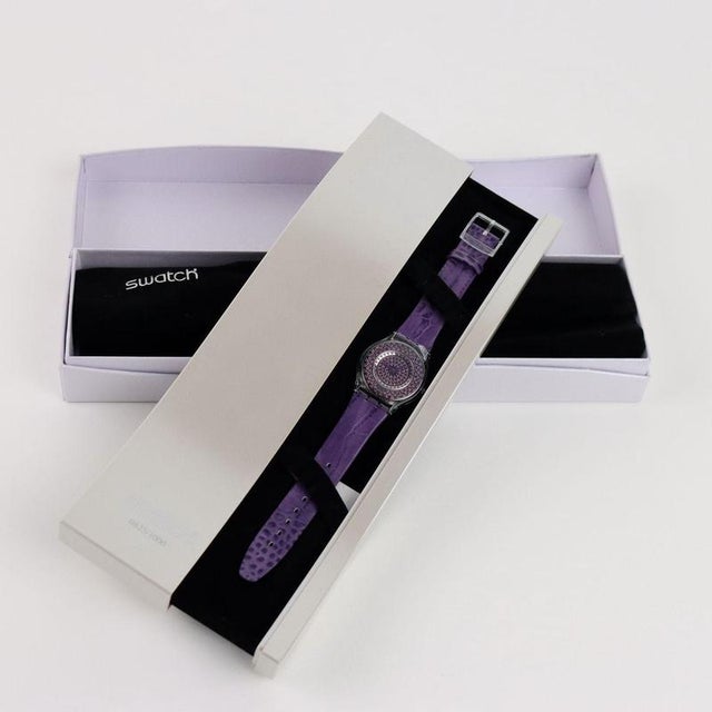 Skin Ruby Lustrous Bliss SFZ112 Watch from Swatch For Sale - Image 6 of 6