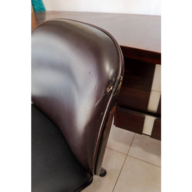 Executive Desk and Tolomeo Chair by Ico Parisi for Mim Roma, 1960s, Set of 2 For Sale - Image 16 of 18