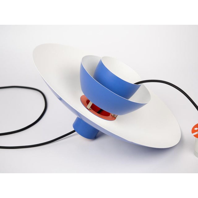 Blue Vintage Danish PH 4/3 Lamp by Poul Henningsen for Louis Poulsen, 1966 For Sale - Image 8 of 12