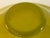 Vintage Mid-Century Mustard Yellow Art Glass Pedestal Bowl 12” Diameter For Sale - Image 10 of 10