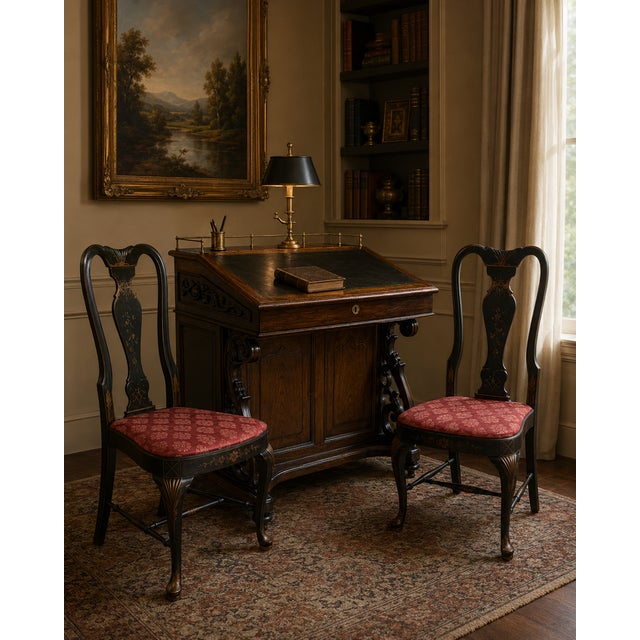 A Pair of 1960s Grand Ledge Chair Co. Chinoiserie Chairs For Sale - Image 12 of 12
