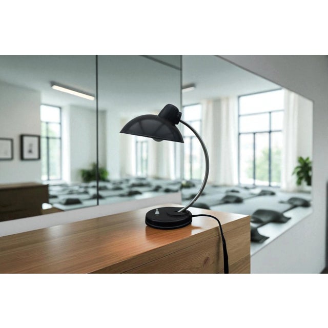 Vintage Bauhaus Lamp Modell 0342 by H. Bredendieck for Leipziger Leuchtenbau, 1950s For Sale - Image 13 of 16