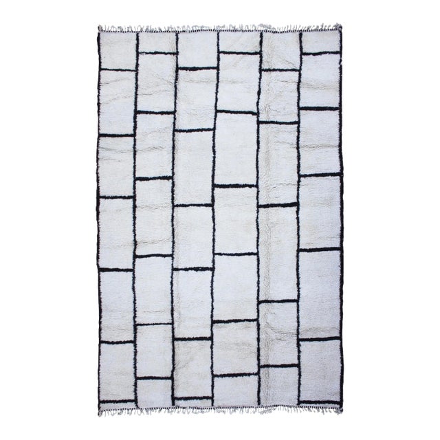 Early 21st Century Vintage Moroccan Rug - 10' X 14' For Sale