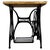 Industrial Antique Industrial Style Cast Iron Side Table, 1900s For Sale - Image 3 of 10