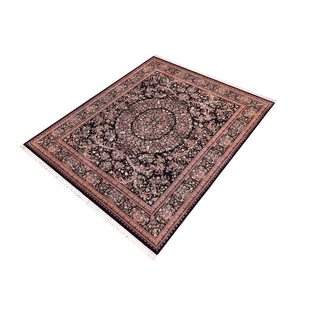 Designed with mesmerizing intricacy and gorgeous color palette, this hand-knotted masterpiece demonstrates the beauty and...