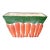 Vintage Carrot Planter – Majolica Style Easter Spring Garden Veggies Cachepot For Sale