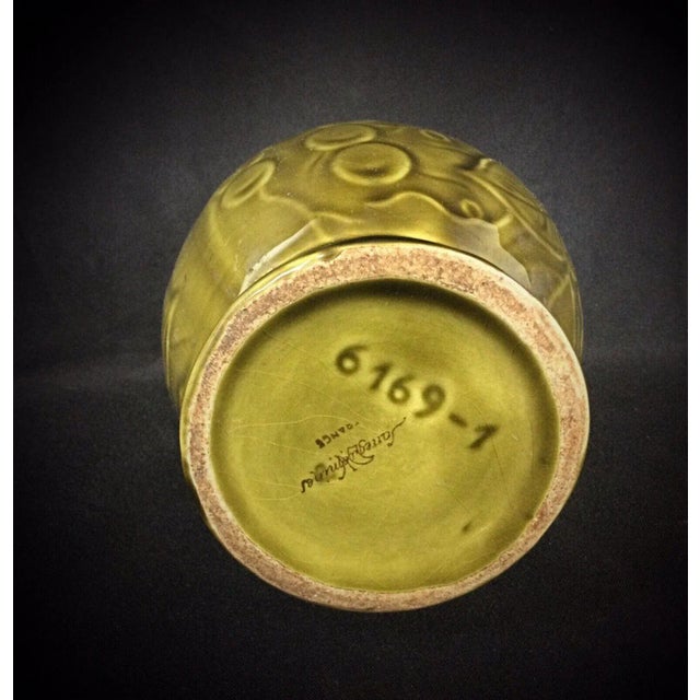 Early 20th Century Early 20th Century Sarreguemines Pitcher or Jug With Grape and Vine Flower Design For Sale - Image 5 of 9