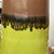 Cylinder Shaped Pistachio Green Ceramic Vase with Brown Top For Sale In New York - Image 6 of 9