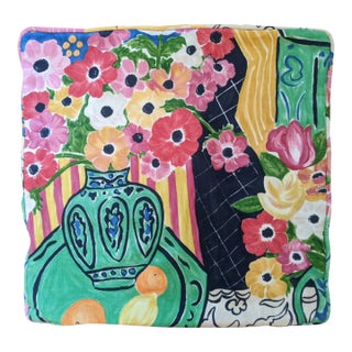 Designer Clarence House Still Life Matisse Style Decorative Pillow Cover For Sale