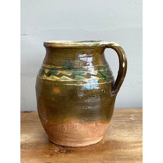 Vintage Original Studio Pottery Pitcher For Sale - Image 9 of 12