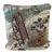 Vintage Rustic Winter Woodland Animal & Birds Tapestry Pillow by Riverdale For Sale