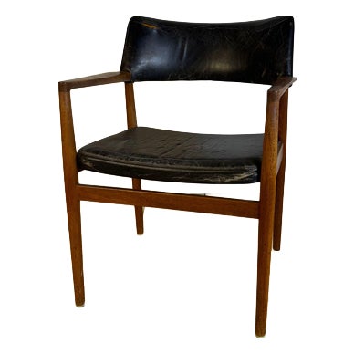 Writing Chair with Armrests by Erik Kirkegaard, Denmark, 1960s For Sale