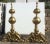 Metal English Style Brass Lion Andirons - a Pair For Sale - Image 7 of 11