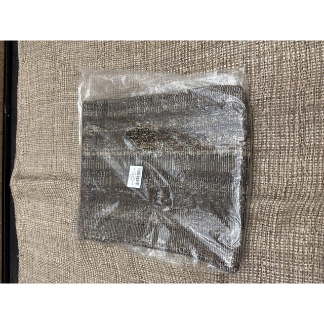 Contemporary Rh Restoration Hardware Ria Stripe Pillow Covers Set of 2 | 13" X 21" Lumbar | Burnt Caramel For Sale - Image 3 of 17
