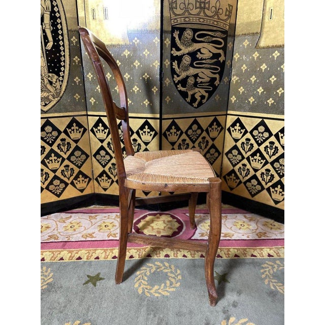 Louis Philippe Straw Chairs, Set of 8 For Sale - Image 10 of 11