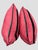Fuchsia and Black Tape, Cord Custom Pillow Pair For Sale - Image 9 of 9