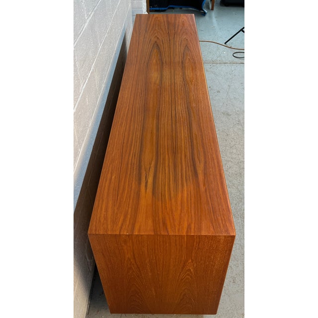 Mid-Century Modern Danish Teak Eight Drawer Dresser For Sale - Image 10 of 15