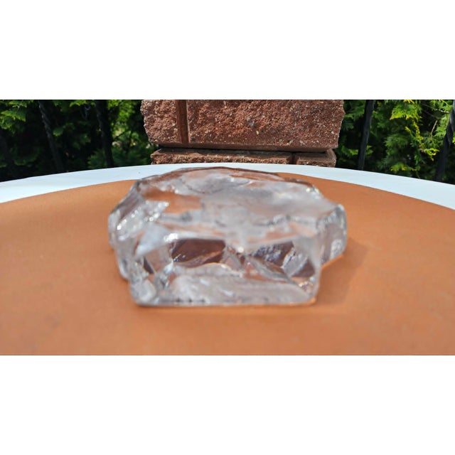 Glass Sculpture, Eagle, Mats Jonasson, on the Back a Sticker and the Inscription 1995, Sweden, 1990s For Sale - Image 9 of 10