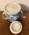 Antique 19th Century Chinese Export Blue & White Canton Porcelain Tea Pot For Sale - Image 10 of 12