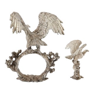 Late 20th Century Reed & Barton Eagle Napkin Ring, 1824 Collection For Sale
