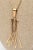 Vintage Gold Wash Over Sterling Silver Sculptural Modernist Signed Pendant Necklace For Sale In Miami - Image 6 of 8