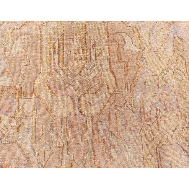 Early 20th Century Authentic Indian Amritsar Handmade Wool Carpet For Sale - Image 5 of 9