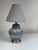Ceramic Blue + White Table Lamp For Sale - Image 4 of 12