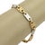 The Bar & Stirrup 18k Two Tone Gold Link Bracelet is a vintage piece of fine jewelry. Its original design features a...