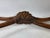 Wood Antique Italian Marble Topped Hand Carved Walnut Console For Sale - Image 7 of 12