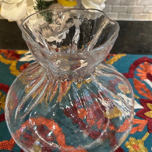 Mid-Century Vintage Handblown, Vase or Decanter For Sale - Image 9 of 10