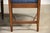 Blue Mid 20th Century Walnut Blue Mid Century Modern Dining Chairs - Set of 4 For Sale - Image 8 of 10