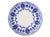 Victorian Antique Flow Blue 'Eclipse' Pattern Plates, Set of 5 For Sale - Image 3 of 3