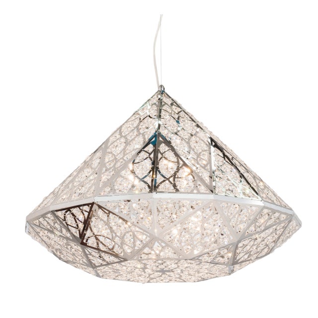 Large Diamond Arabesque Suspension Lamp from VGnewtrend For Sale