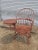 Late 20th Century Late 20th Century d.r. Dimes Red Sack Back Windsor Writing Arm Chair Bench Made New Hampshire For Sale - Image 5 of 10