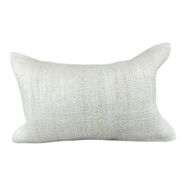 16 x 24 Hemp Pillow Turkish Cushion Natural White Pillow Cushion Cover For Sale
