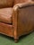 Mid 20th Century Saddle Leather Club Chair With Nailhead Trim For Sale - Image 9 of 12