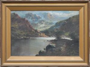 Henry Cooper, Landscape, 1909, Oil on Canvas, Framed