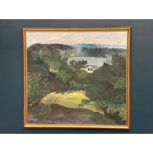 Swedish Artist, Evening in the Archipelago, 1964, Oil on Canvas, Framed For Sale - Image 16 of 18