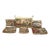 Antique Aubusson Tapestry Pillow Collection, 18th-Century Handwoven French Aubusson Tapestry For Sale