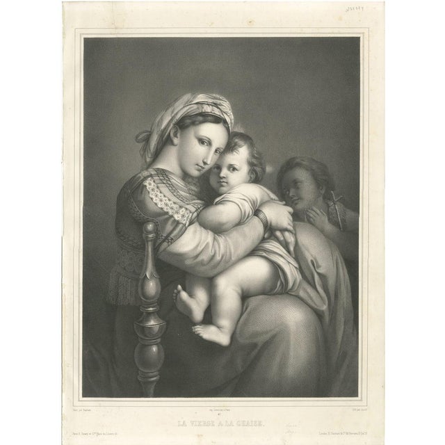 After Raphael, Madonna and Child, 1850, Print For Sale - Image 10 of 10