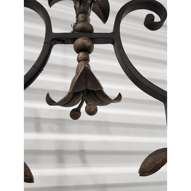 Ironware International, Inc Victoria 3 Light Pendant Chandelier For Sale - Image 16 of 17