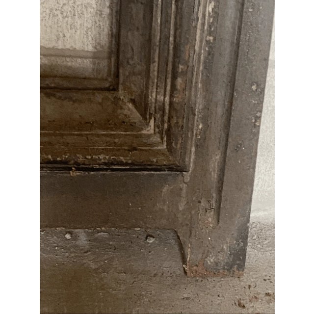 Victorian Antique Victorian Style Stone Arched Fireplace Insert For Sale - Image 3 of 4