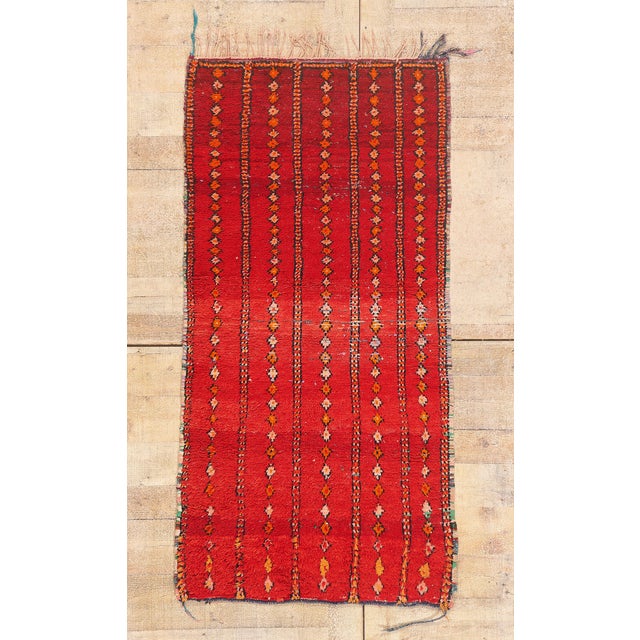 Vintage Boujad Moroccan Rug, 02'08 X 05'05 For Sale - Image 10 of 10