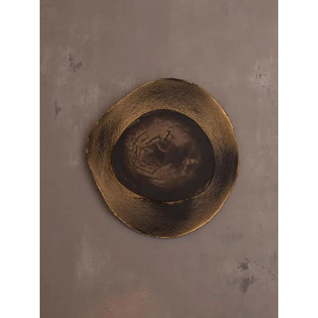 Ash #7 wall light by margaux leycuras one of a kind, signed and numbered dimensions: d 6 x w 56 x h 54 cm material:...