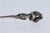 Silver Soda Spoon with Flower Cut Out, in Very Good conditions. Designed 1890 to 1919 This piece has an attribution mark,...