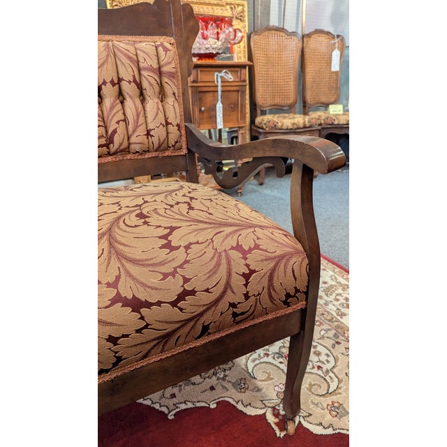 Late 19th Century Victorian 5 Piece Parlor Suite For Sale - Image 10 of 17