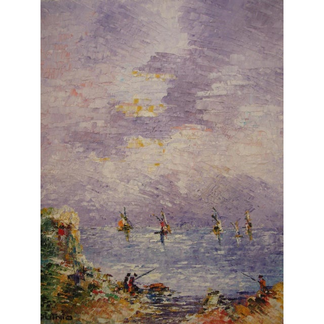 Georges R. Quinio (1927 - 1999) After studying at Ecole Nationale des Beaux-Arts in Paris, Georges R. Quinio lived in his...