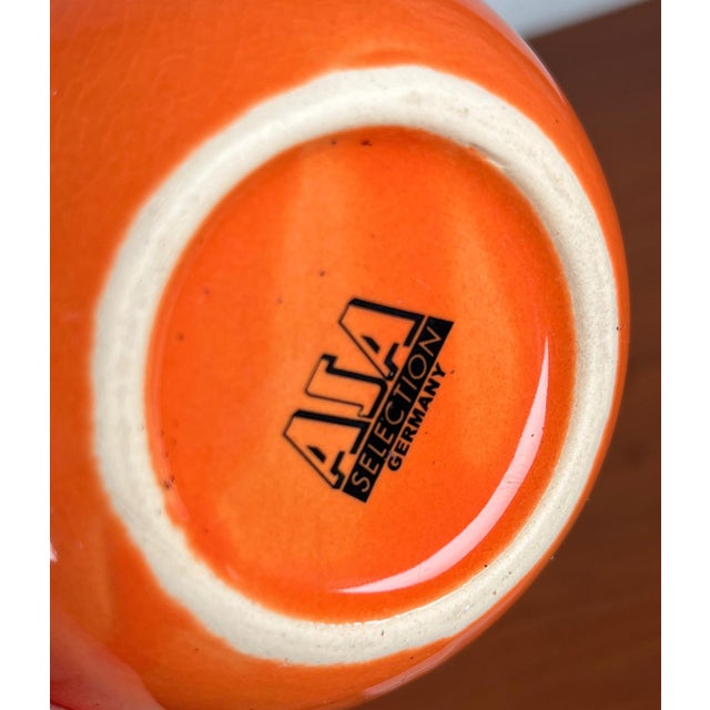 Red Vintage Minimalist Ceramic Vase from Asa Selection For Sale - Image 8 of 10