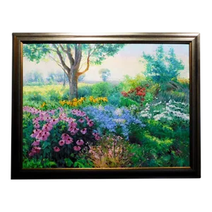 Eric Wallis "Planted Peace" Original Oil Framed Hand Signed