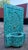 Moroccan Emerald Teal Handmade Moroccan Mosaic Tile Fountain For Sale - Image 3 of 9
